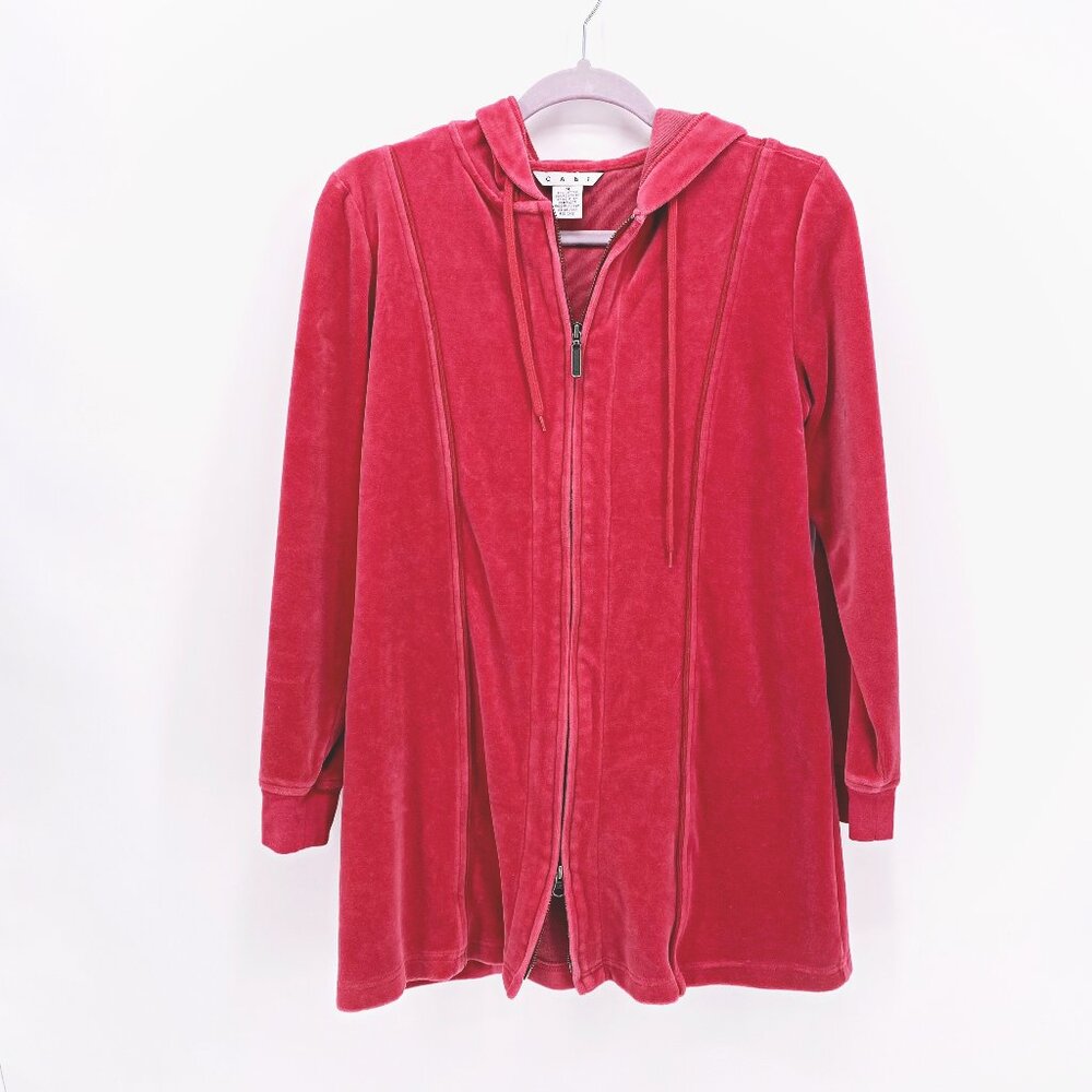 Cabi‎ Vintage Y2K Velour Zip Jacket